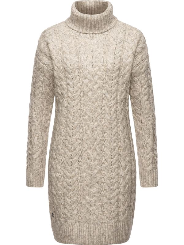Ragwear Ragwear Плетена рокля 'Janna'  бежово меланж
