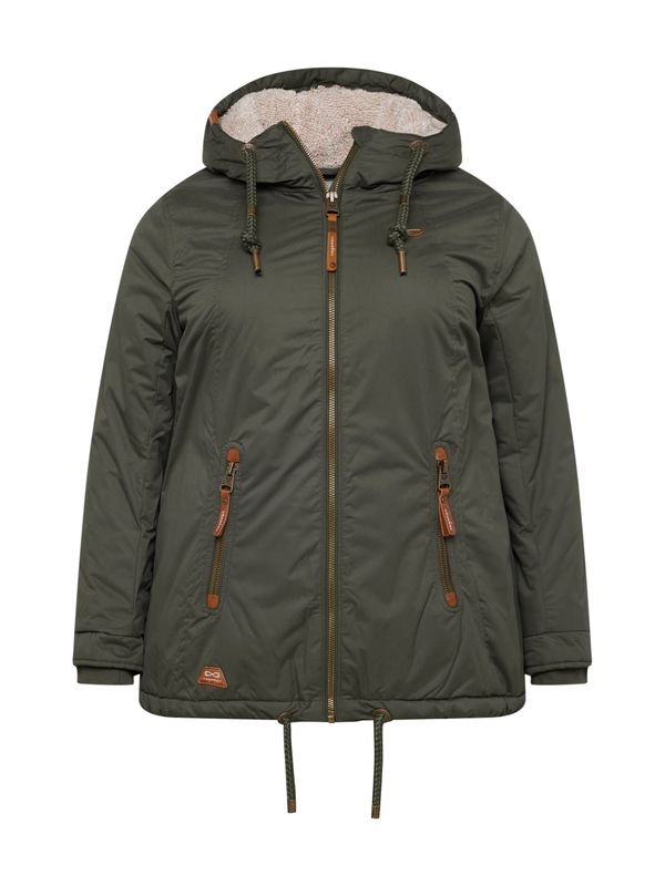 Ragwear Plus Ragwear Plus Преходно яке 'ZUZKA'  карамел / маслина