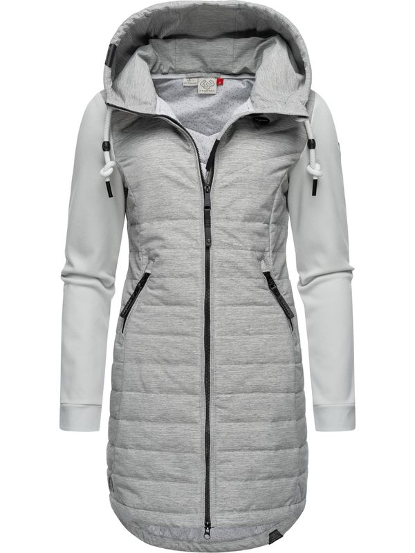 Ragwear Ragwear Преходно палто  светлосиво / сив меланж / черно