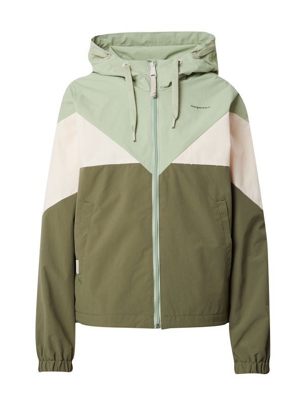 Ragwear Ragwear Преходно яке 'ROCHELE'  маслина / мента / бяло