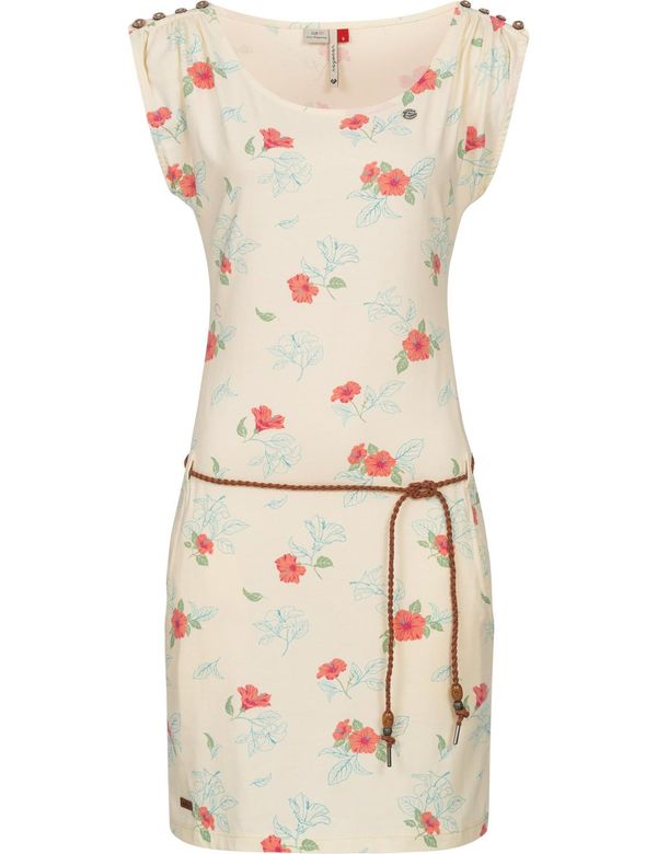 Ragwear Ragwear Рокля 'Chego'  зелено / петрол / светлочервено / бял памук