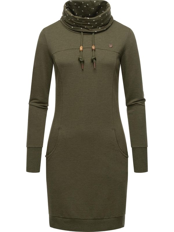 Ragwear Ragwear Рокля 'Ditik'  маслина / бяло