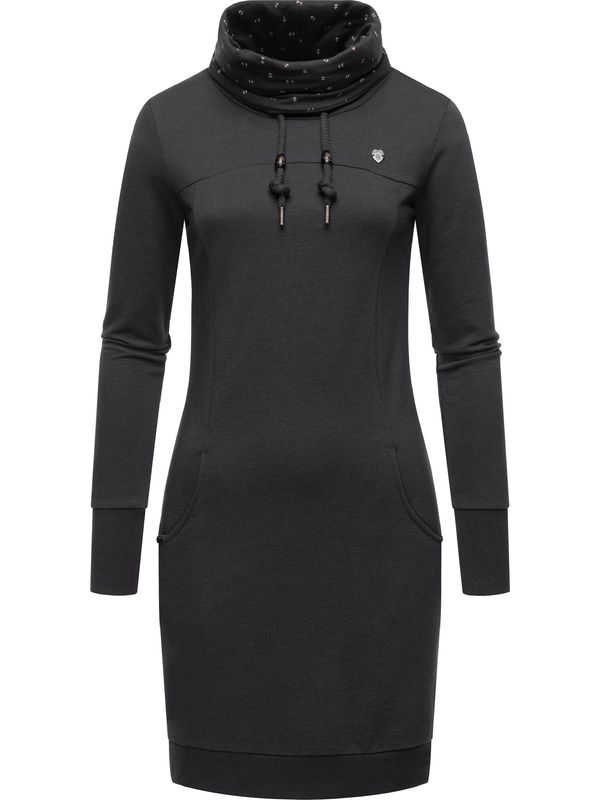 Ragwear Ragwear Рокля 'Ditik'  тъмносиво / бяло