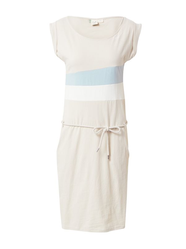 Ragwear Ragwear Рокля 'TARAYA '  светлобежово / опушено синьо / бяло