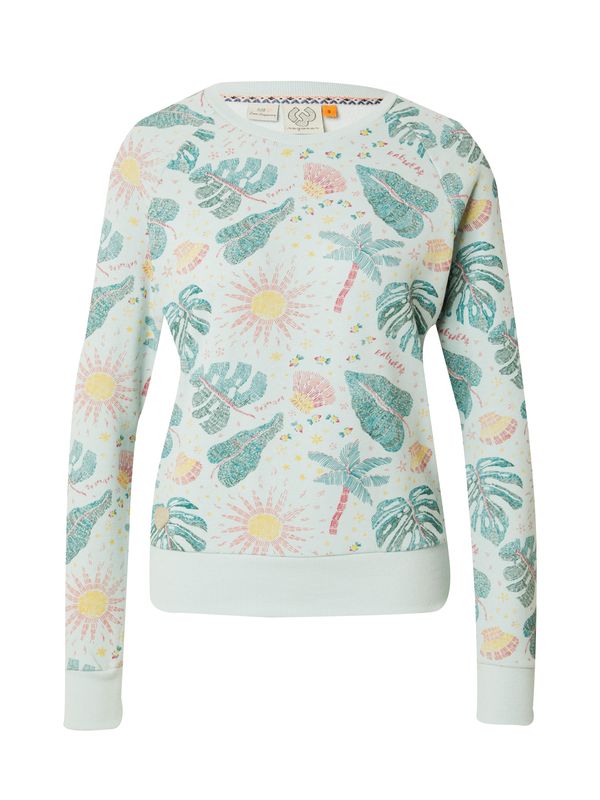 Ragwear Ragwear Суичър 'JOHANKA'  пастелно синьо / жълто / тъмнозелено / червено