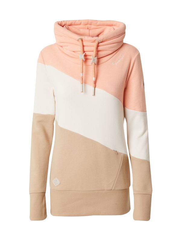 Ragwear Ragwear Суичър 'RUMIKA'  камел / праскова / бяло