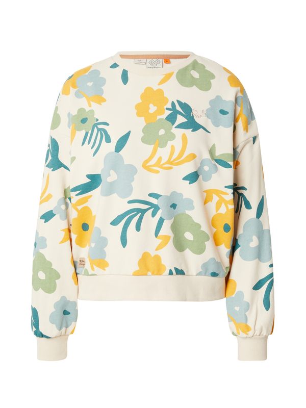 Ragwear Ragwear Суичър 'Wuss'  кремаво / светлосиньо / жълто / светлозелено