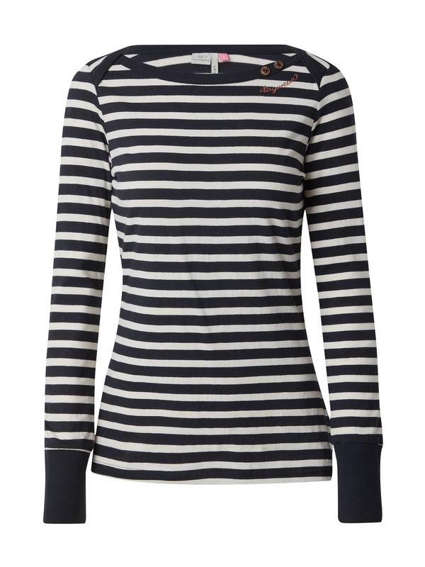 Ragwear Ragwear Тениска 'AGATTKA MARINA'  черно / бяло