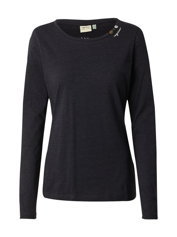 Ragwear Ragwear Тениска 'FLLORAH'  антрацитно черно / бяло