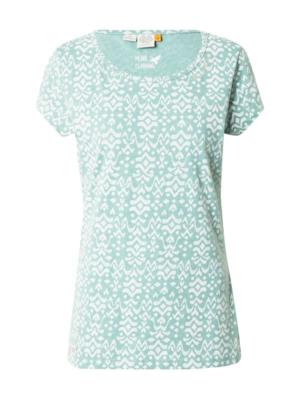 Ragwear Ragwear Тениска 'MINTT IKAT'  мента / бяло