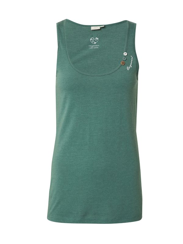 Ragwear Ragwear Топ 'FLOUKIA'  зелено / бяло