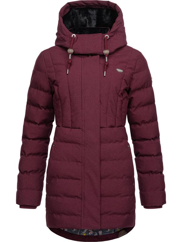 Ragwear Ragwear Зимно палто 'Ashanta'  винено червено