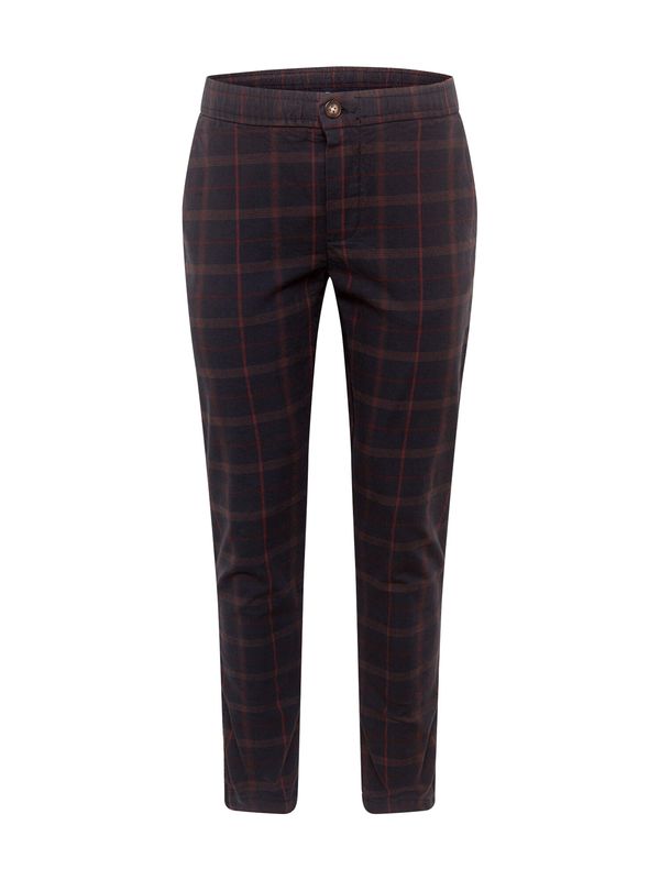 Redefined Rebel Redefined Rebel Панталон 'King'  нощно синьо / кафяво / гренадин / винено червено