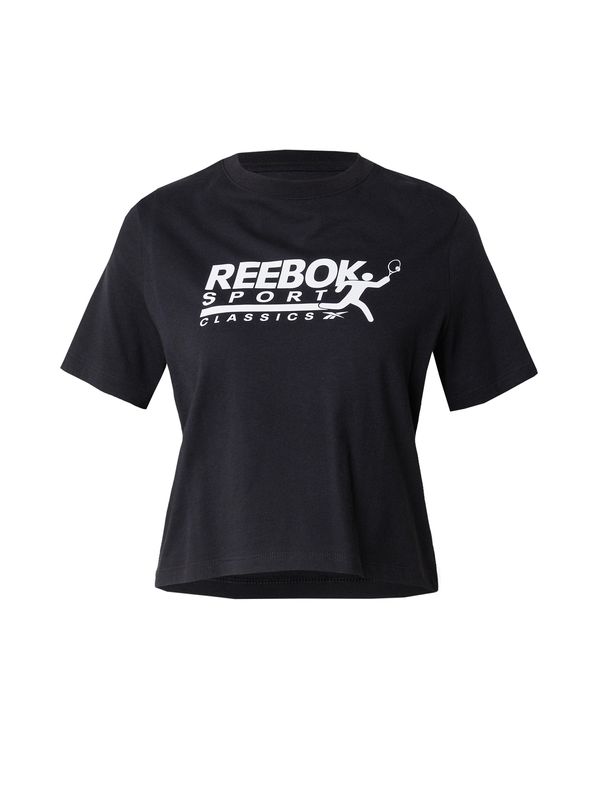 Reebok Reebok Функционална тениска  черно / бяло