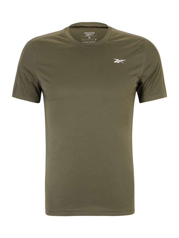 Reebok Reebok Функционална тениска  каки / бяло