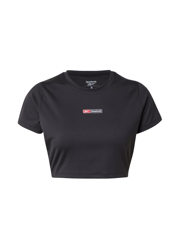 Reebok Reebok Функционална тениска 'LUX BOLD'  червено / черно / сребърно / бяло