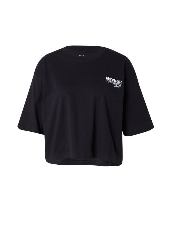 Reebok Reebok Функционална тениска 'RIE'  черно / бяло