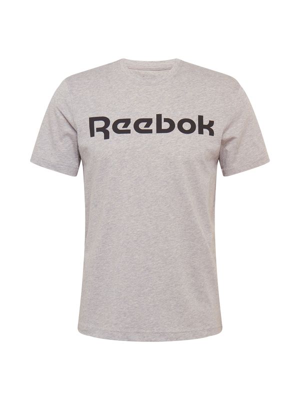 Reebok Reebok Функционална тениска  сив меланж / черно
