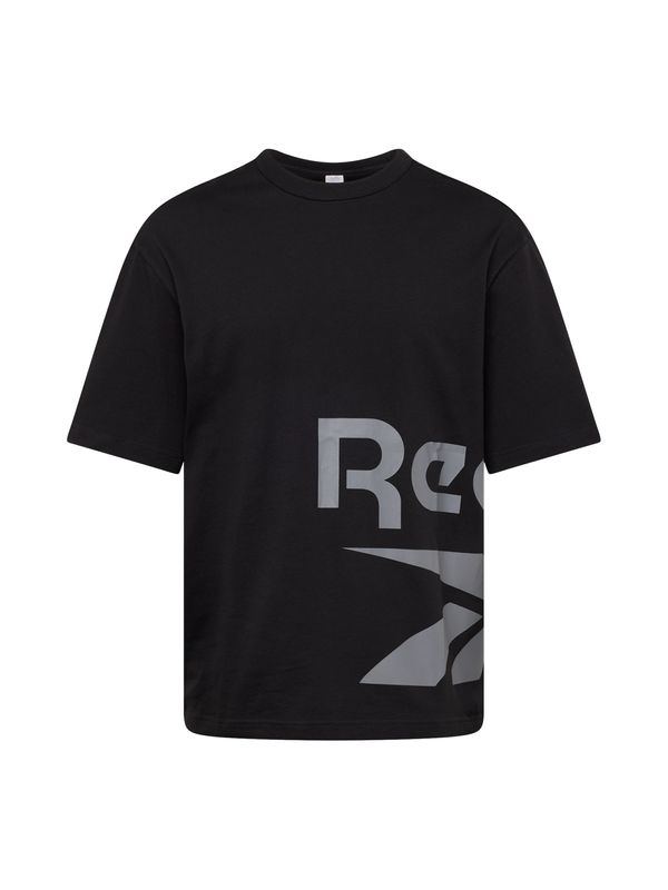 Reebok Reebok Функционална тениска  сиво / черно