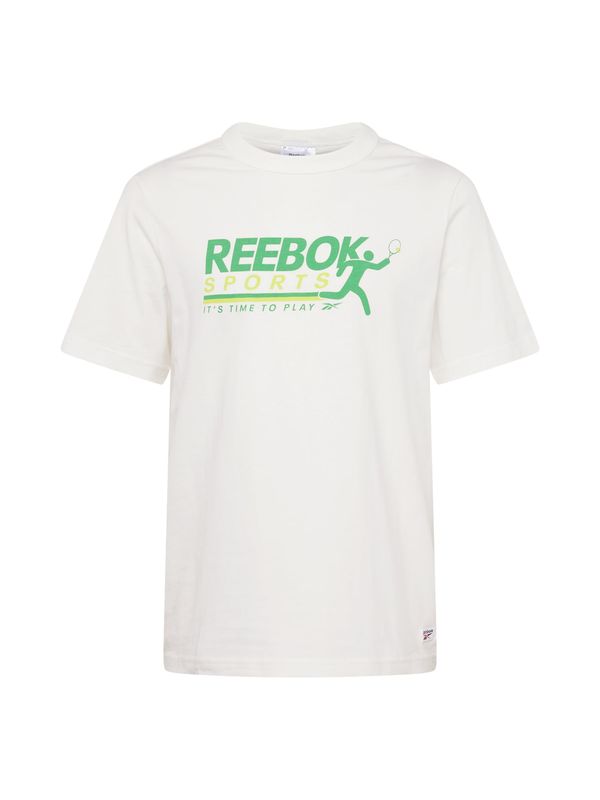 Reebok Reebok Функционална тениска  жълто / зелено / бяло