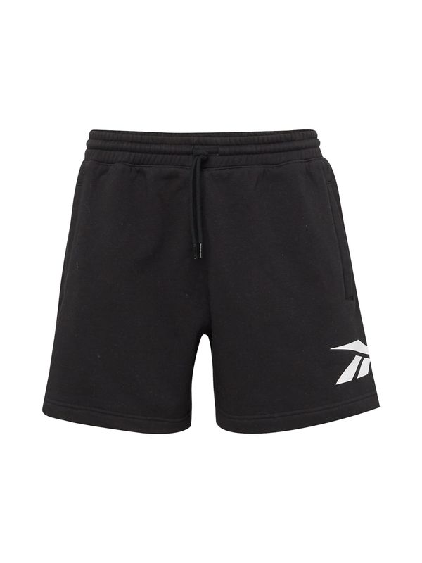 Reebok Reebok Панталон  черно / бяло