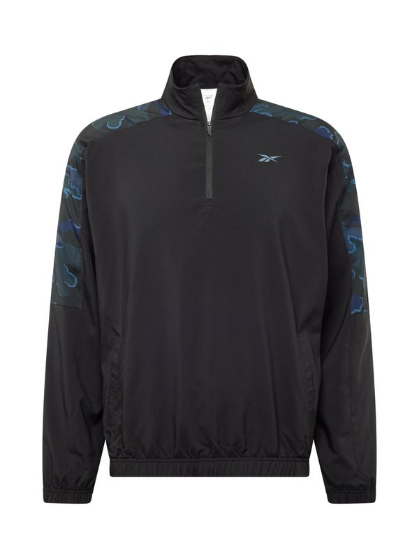 Reebok Reebok Спортен блузон 'TRAIN MOTION'  синьо / зелено / черно