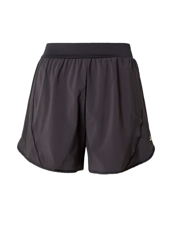 Reebok Reebok Спортен панталон 'LUX'  сиво / черно