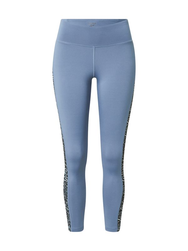 Reebok Reebok Спортен панталон  опушено синьо / тъмносиво / черно