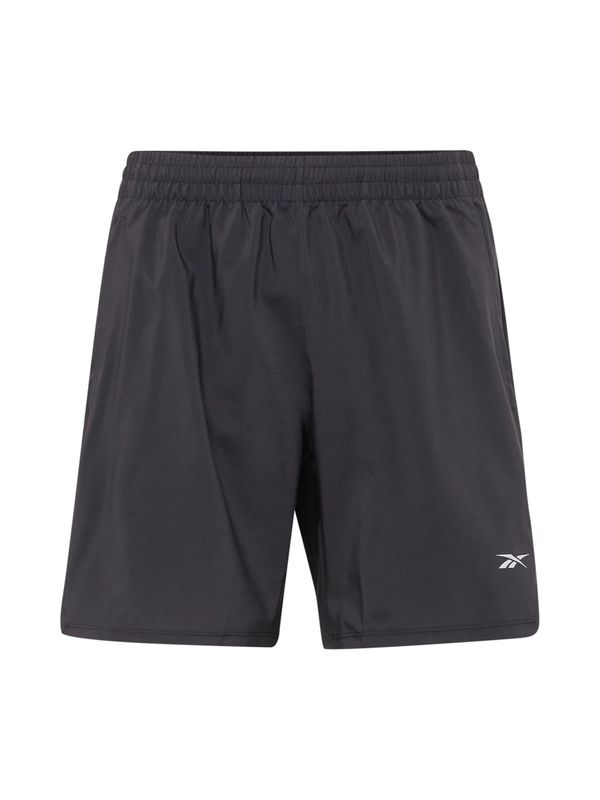 Reebok Reebok Спортен панталон  сиво / черно