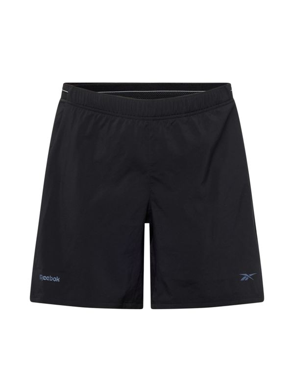 Reebok Reebok Спортен панталон 'SPEED SHORT 4.0 2-IN-1'  синьо / черно / бяло