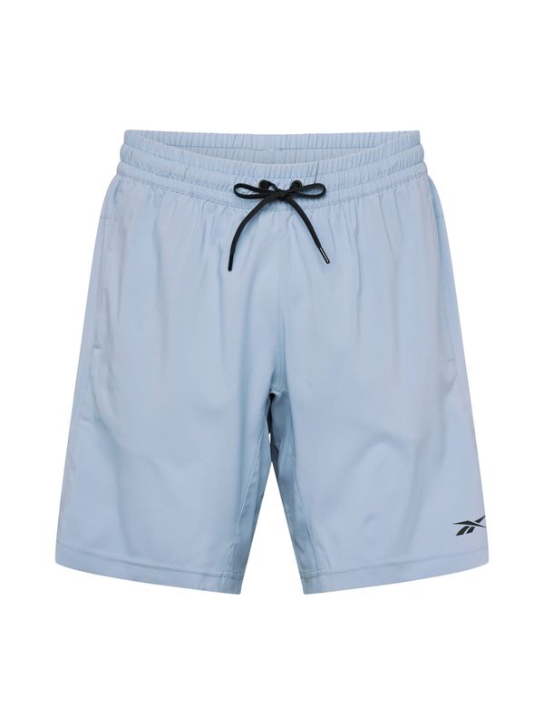 Reebok Reebok Спортен панталон  светлосиньо / черно