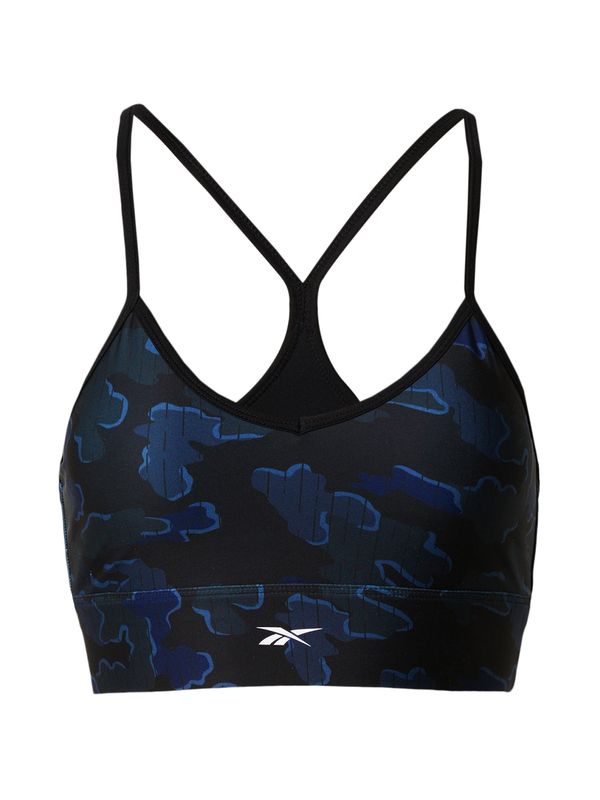 Reebok Reebok Спортен сутиен  синьо / черно / бяло