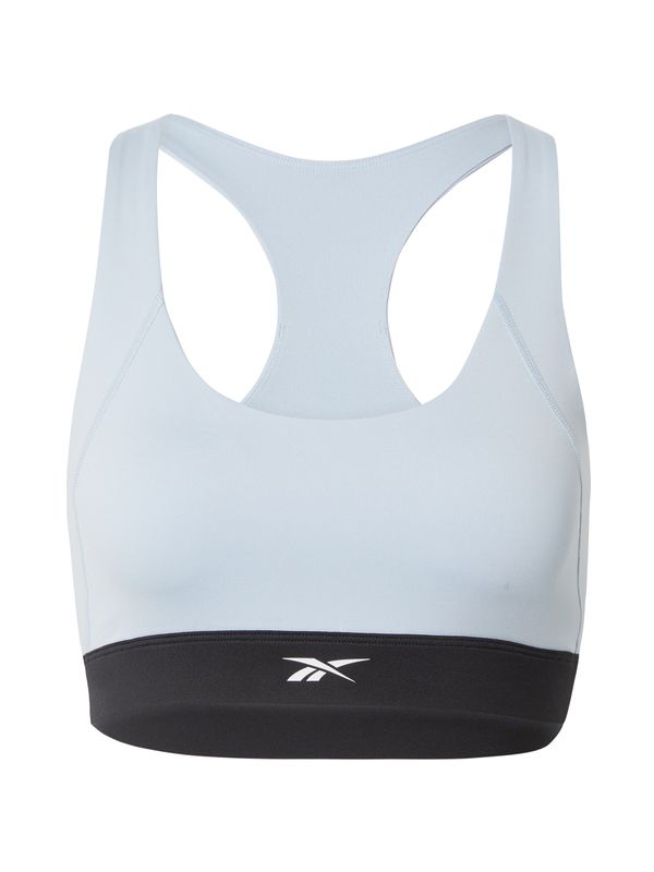 Reebok Reebok Спортен сутиен  светлосиньо / черно / мръсно бяло