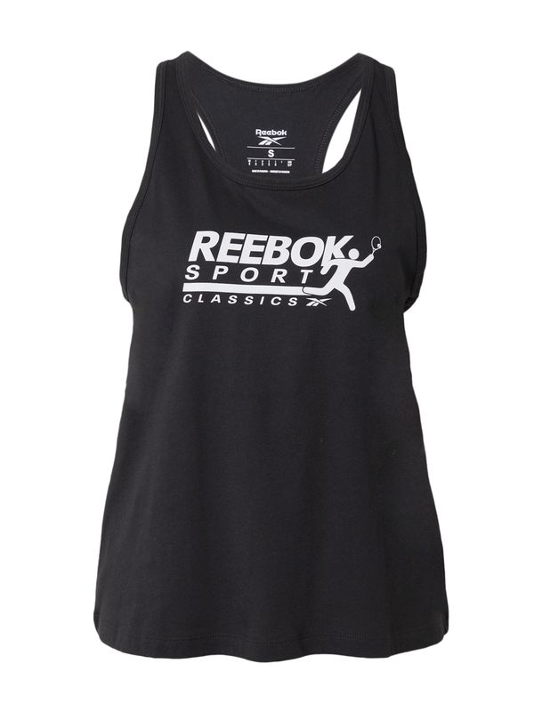 Reebok Reebok Спортен топ  черно / бяло