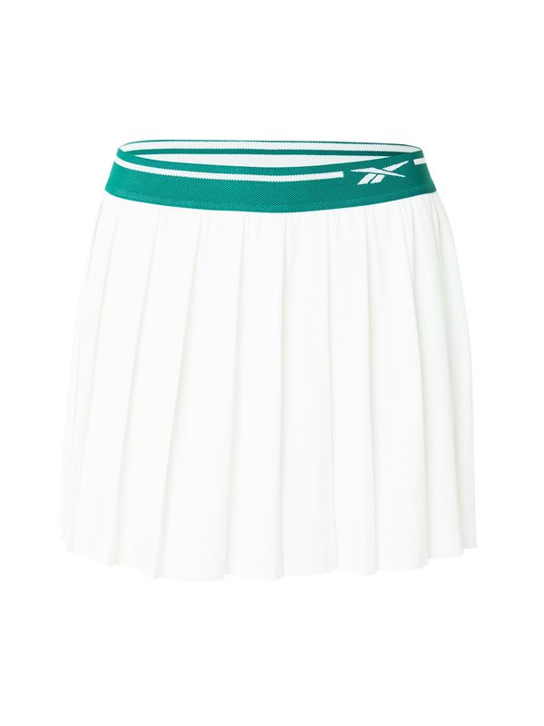 Reebok Reebok Спортна пола 'CL Q2 CS'  смарагдово зелено / бяло