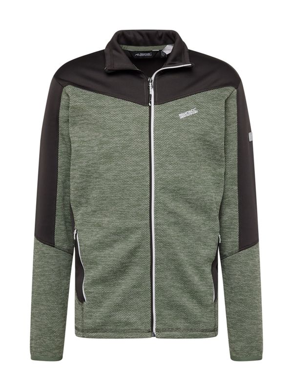 REGATTA REGATTA Функционално поларено яке 'Highton IV'  смарагдово зелено / черно / бяло