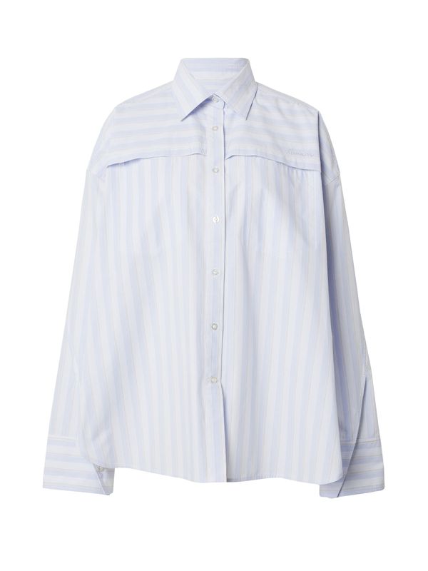 REMAIN REMAIN Блуза  пастелно синьо / светлосиньо / черно