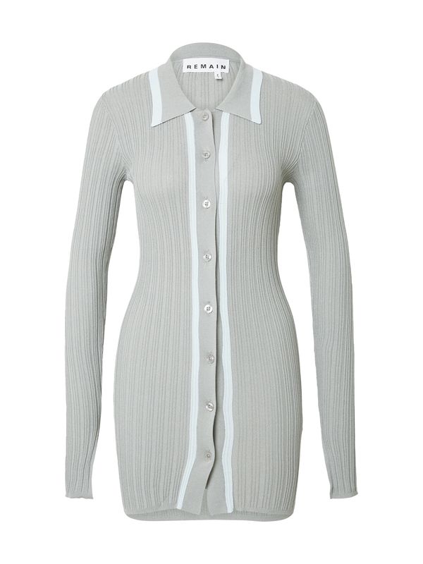 REMAIN REMAIN Плетена жилетка  пастелно синьо / сиво