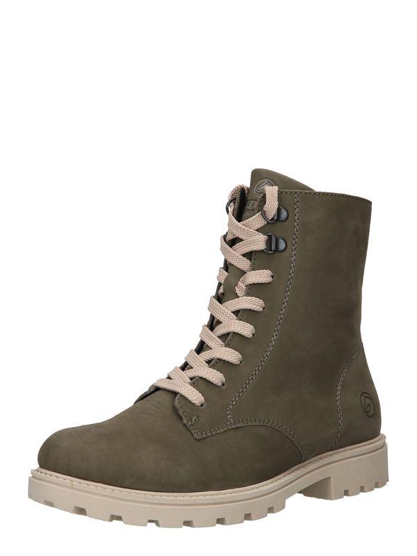 REMONTE REMONTE Ниски ботуши с връзки  бежово / каки