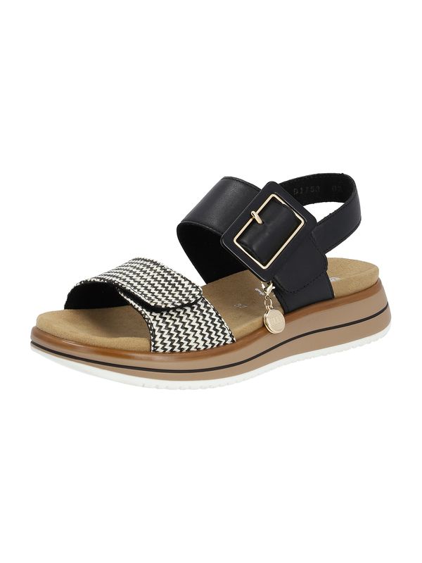 REMONTE REMONTE Сандали  злато / черно / бяло