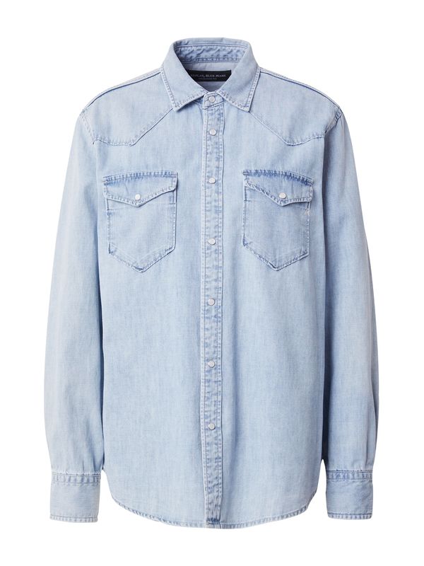 REPLAY REPLAY Блуза  светлосиньо