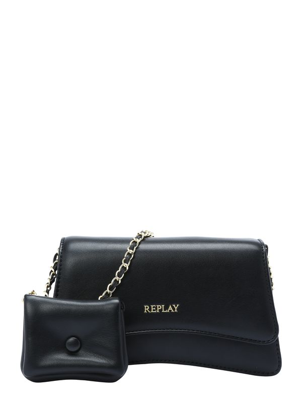 REPLAY REPLAY Чанта с презрамки  злато / черно