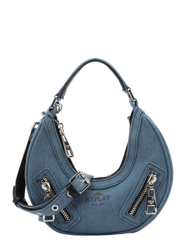 REPLAY REPLAY Чанта за през рамо  син деним / черно