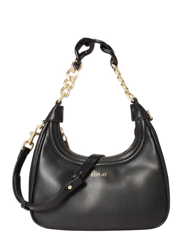 REPLAY REPLAY Чанта за през рамо  злато / черно