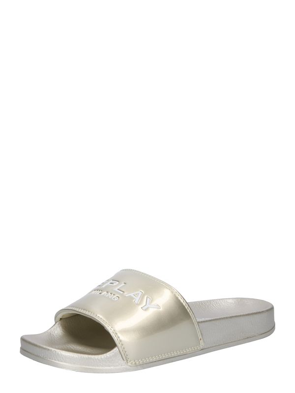 REPLAY REPLAY Чехли  светлосиво / сребърно