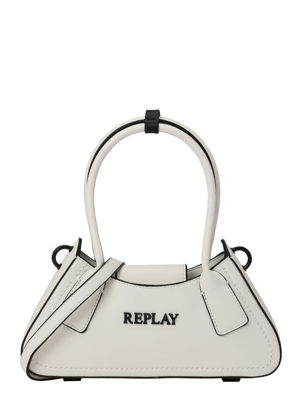 REPLAY REPLAY Дамска чанта  черно / бяло