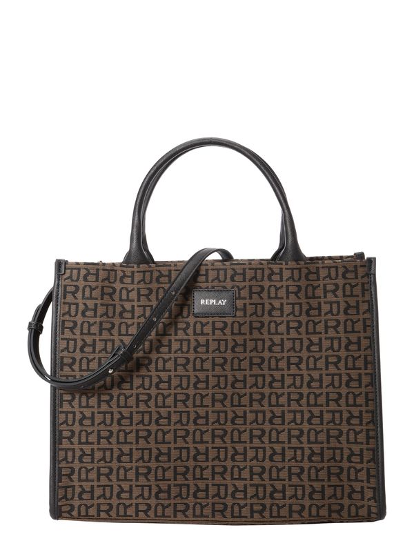 REPLAY REPLAY Дамска чанта  кафяво / тъмнокафяво
