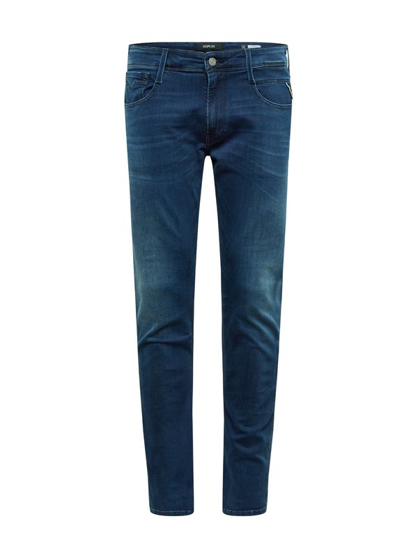 REPLAY REPLAY Дънки 'Anbass'  тъмносиньо / карамел / черно