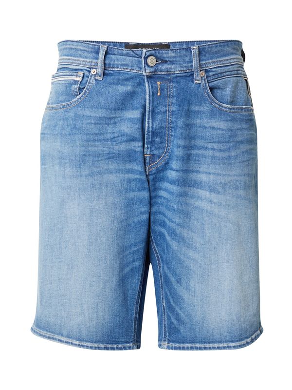 REPLAY REPLAY Дънки 'GROVER'  син деним / коняк