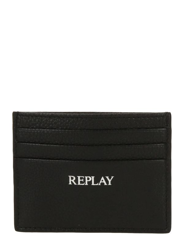 REPLAY REPLAY Несесер  черно / бяло